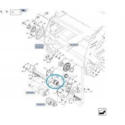 Jungtis new holland cr cr cx7 cx8 84220744 cnh