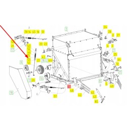 100741244 įtempiklio veržlė