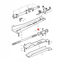 Priekinė pavaros įvorė mf 3787798m1 originali