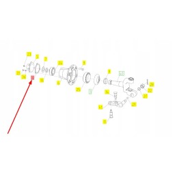 100049002 rato stebulės dangčio tarpinė