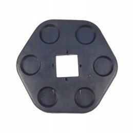 Skydas, perduodantis sparną, yra sustiprintas