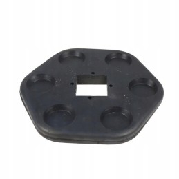 Skydas, perduodantis sparną, yra sustiprintas