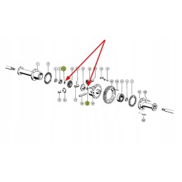 243060 0 vidinis žiedas 28 x 1 2