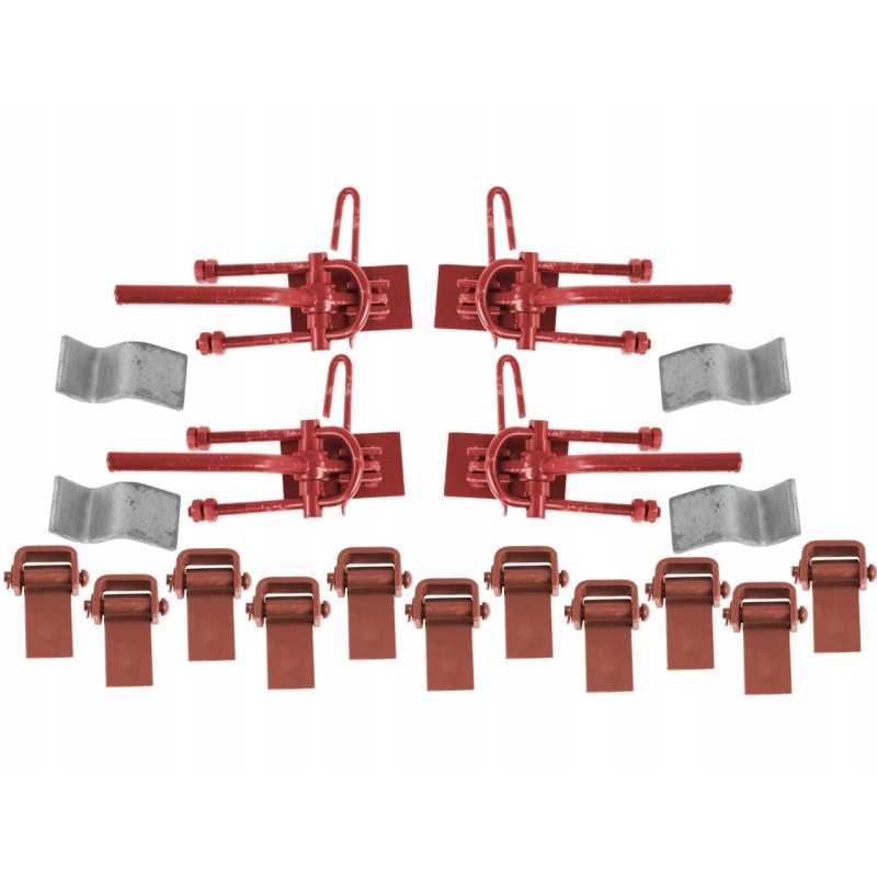 Priekabos šoninių vyrių spaustukų rinkinys 000255