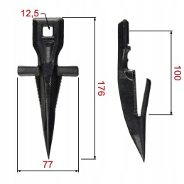 Claas 522182 1 kometos vienos antraštės durtuvas