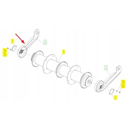 101925349 pasvirusio konvejerio ritinėlio atrama