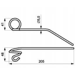 Claas kombaino ritės pirštas