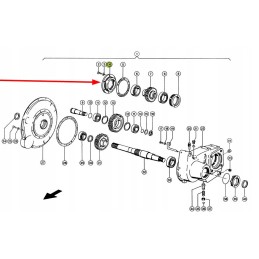 637506 0 paskirstymo pavaros guolio dangtis