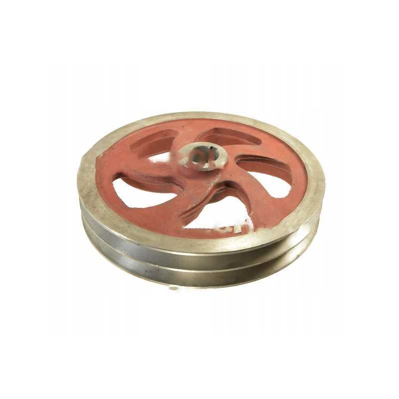 Dvigubas skriemulys, skylės skersmuo 30 mm, griovelis 8 mm biz