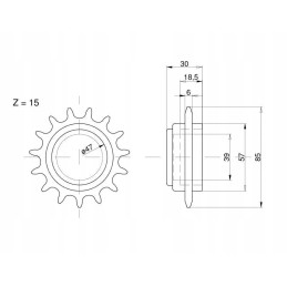 Įtempimo žvaigždutė 673309 claas