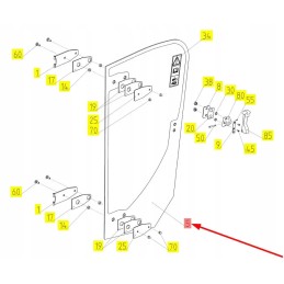 101987941 dešinysis kabinos langas
