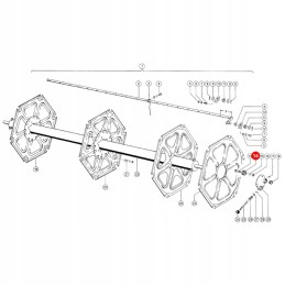 Claas Motociklo Star Roller 609935 1 vnt