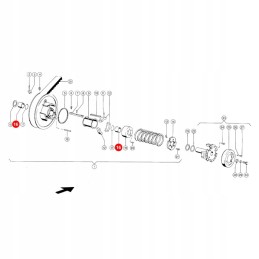 Claas variatoriaus rankovė 603271 0 vnt