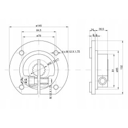 Claas ratų tvirtinimo stebulė