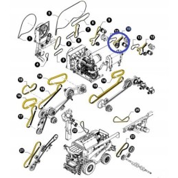Variklio diržas 47506727 cr new holland case cnh