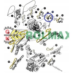 Variklio diržas 47506727 cr new holland case cnh