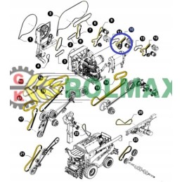 Variklio diržas 47506727 cr new holland case cnh