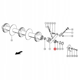 Guolis 6306 2rs c3 claas 215048 0 originalus