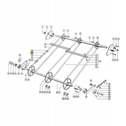 Claas grandinės žiedas 002861 0 keitimas