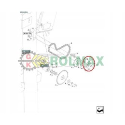 Pavaros žvaigždutė new Holland korpusas 87283101