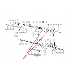 670279 01 ritės krumpliaračio veleno įvorė