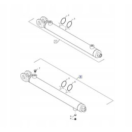 New Holland 47466444 antraštės kėlimo cilindras