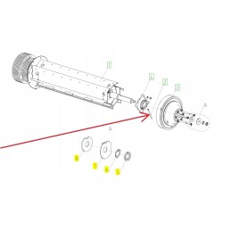 100043927 guolių tepimo vamzdelis
