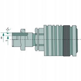 Hidraulinės jungties lizdas km s 10l m16x1 5 dn10
