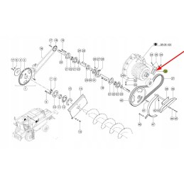 724143 0 grūdų iškrovimo ribotuvas