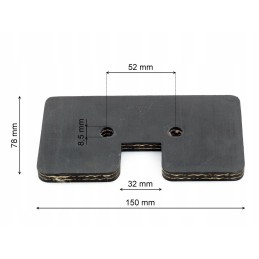 Claas 672630 guminė konvejerio mentė