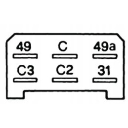 Posūkio signalo pertraukiklis 8 18v