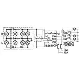 Posūkio signalo pertraukiklis 8 18v