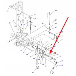Y52274 poveržlė 1 3 8 x 14