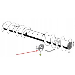 690998 1 sraigės įdėklas 30 cm