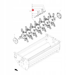 Massey Ferguson įdėklas d49080067 originalus