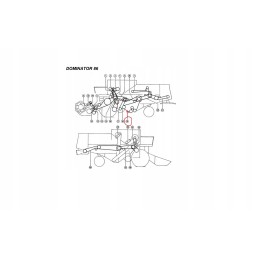 Claas grūdų pjaunamosios pavaros diržas 603017 optibel
