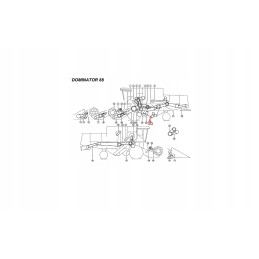 Claas grūdų pjaunamosios pavaros diržas 603017 optibel