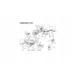 Claas grūdų pjaunamosios pavaros diržas 603017 optibel