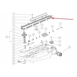 M1 80140 kukurūzų įsiurbimo grandinė ca2801 b