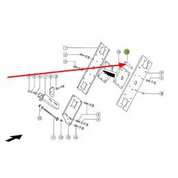 629183 0 metalinė būgno pavaros rėmo juosta