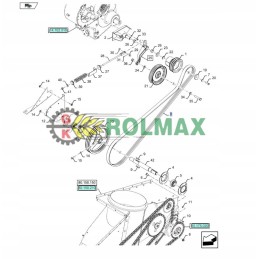 Grūdų išleidimo juosta new Holland cr case case 87011585