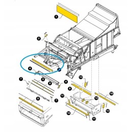 Brezentas new Holland tc cx tx cnh 80922309
