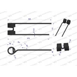 Dešinės rankos piršto purtyklė Kuhn Warynski 58740700