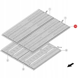 Viršutinė užrakto ekrano plunksna claas 176138 0 agv