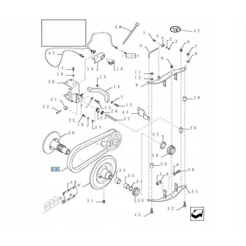 New Holland TX Case 84023277 cnh galios juosta