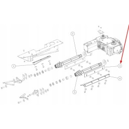 525525560 kukurūzų skynimo peilis l 45 cm