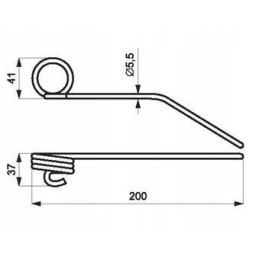 Claas motoge kombaino ritės pirštas