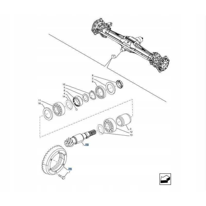 Atakos ratas su voleliu new holland fiat 48028926 cnh