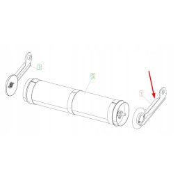 101906732 pakreipiama konvejerio veleno svirtis