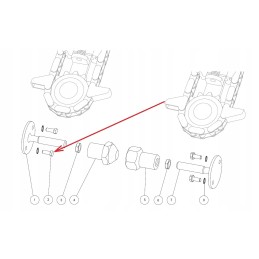 Pmf 000186 pilnai sriegiuotas varžtas m10 x 25
